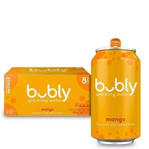 lot 1195 image: bubly Mango Sparkling Water - 8pk12 fl oz Cans