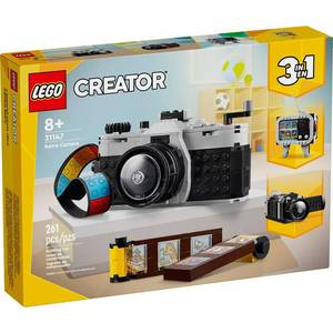 lot 1240 image: LEGO Creator Retro 3 in 1 Retro Camera Multicolored 261 pc