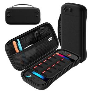 lot 1243 image: ECHTPower Carrying Case for Nintendo Switch 2 (2025), Slim Hard Travel Case for Switch 2 Console & Accessories, Lightweight Ballistic Nylon Shell, 10 Game Slots, Soft Lining, Black