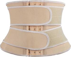 lot 539 image: Atbuty Short Torso Waist Trainers Cincher for Women Corset Underbust Latex Sport Girdle Hourglass Body Shaper SIZE XS