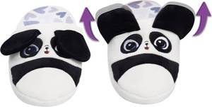 lot 1349 image: Flipeez Slippers, Panda, Medium, Kids Sizes 13-3