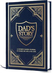 lot 1379 image: Gifts for Dad from Daughter, Son - Personalized Fathers Day Gifts for dad, Men, Husband - Dads Birthday Gift Ideas, Birthday gifts for dads - Dad Story Book to Fill Out, Dad Guided Journal Life Story