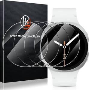 lot 1451 image: LK 4 Pack for Samsung Galaxy Watch 8 Screen Protector 40mm(2025) Perfectly Fit Max Coverage Top 9H Tempered Glass for Galaxy Watch Screen Protector 40mm, HD Ultra-thin Easy Install