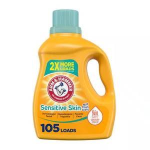 lot 1458 image: 105 oz. Sensitive Skin Plus Scent Dual HE Liquid Laundry Detergent (105 Loads)