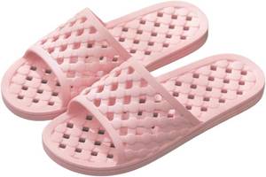 lot 1478 image: Shower Shoes for Adult Comfortable and Soft Slippers Quick Dry Non-Slip with Drain Holes for Bathroom