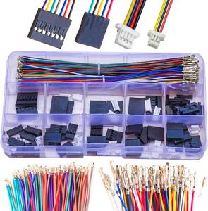 lot 1520 image: Compatible with Dupont 2.54mm Wire Cable Connectors to SH1.0 Assortment Kit, 2P 3P 4P 5P 6P 7P 8P 9P 10P Housing with 160mm 28AWG Pre-Crimped Cable (TC-DP-SH)