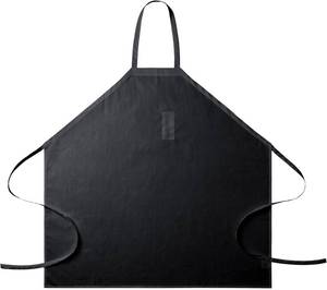 lot 1605 image: Bib Apron with Fixed Neck Strap and Utility Pocket   Full-Coverage Chef Apron for Kitchen, Restaurant & Caf