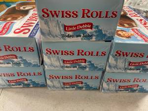 lot 1607 image: 7 Boxes Little Debbie Swiss Rolls - 12ct13oz