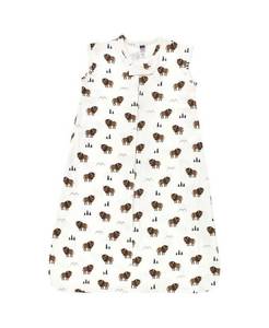 lot 1620 image: Hudson Baby Baby Boys Cozy Cotton Sleeveless Sleep & Cuddle Pouch - Brown - 12-18 months