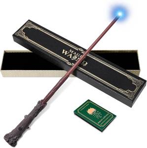 lot 1629 image: Light Up Magic Wizard Wand with White Lighting Rechargeable Illuminating Witch Sorcerer Wand for Kids Cosplay Collection, Intuition
