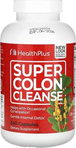 lot 1656 image: Health Plus Inc Super Colon Cleanse 530 mg 240 Capsules, Package may vary