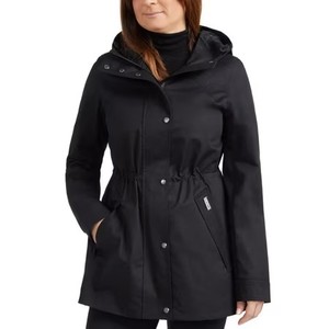 lot 1737 image: Hunter Womens Water Resistant Jacket Black Small (Discoloration spot on shoulder)