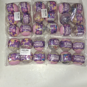 lot 1781 image: 5 PACKS OF RAINBOW PONIES BUILDING BLOCKS
