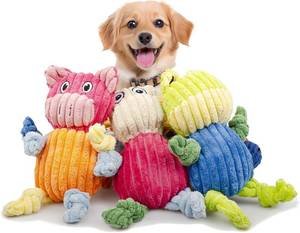 lot 1787 image: 3 Pack Squeaky Dog Stuff Set for Small Medium Large Dogs Pet Use Only