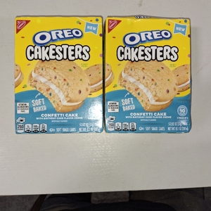lot 1811 image: 2 Boxes OREO Cakesters Confetti Cake Soft Snack Cakes, 5-2.02 oz Snack Packs