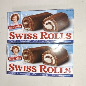 lot 1812 image: 2 Boxes Little Debbie Swiss Rolls - 12ct13oz
