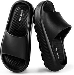 lot 1818 image: Platform Slides for Women and Men  Chunky Thick EVA Sole with Stable Support  Non-Slip for Daily Wear SIZE 4243