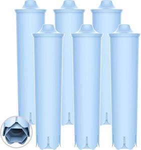 lot 1852 image: EcoAqua Replacement Coffee Filter, Replacement for Jura  Filter, Jura  ClearylClaris Blue Capresso  Clearyl Coffee Machine Water Filter, (Pack of 6)
