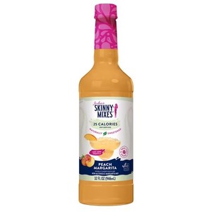 lot 1880 image: Jordans Skinny Mixes Natural Peach Margarita Mixer Liquid Syrup, 32 fl oz