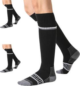 lot 1903 image: Compression Socks for Women & Men 15-20mmHg Knee High Support Socks for Running Athletic Travel