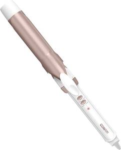 lot 1923 image: Conair Double Ceramic 1  -Inch Curling Iron, 1  -Inch Barrel Creates Loose Curls, Hair Curler for Use on Medium & Long Hair, WhiteRose Gold