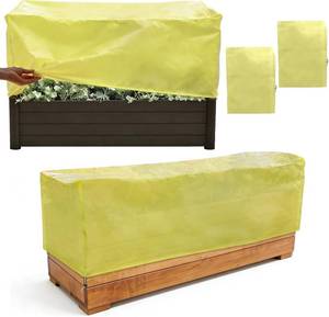 lot 1951 image: KAMAlXUN Plant Protection 2-Pack Winter Garden Covers for Raised Beds with ZipperPlant Covers Freeze Protection for Raised Beds, Outdoor Plants, All Season Protection, 59 L x 18 W x 16 H