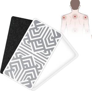 lot 2003 image: Reusable Pain Patch, for Sore Muscle Relief - Pain Relief Patches for Back, Foot, Knee, Neck & More, Easy Adhesive Application, Fast Acting - Includes 1 Patch, 3 Adhesives&1 Carry Case - 3pcs