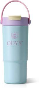 lot 2027 image: Mist Bottle   22oz Insulated Stainless Steel Water Bottle with Dual Flip Lid, Straw & Spout, Leakproof, BPA-Free, Dishwasher Safe, Travel Tumbler for Sports, Work, or Journey (Breeze Melody)