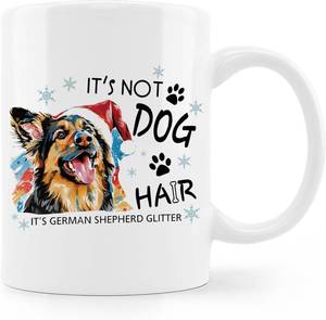 lot 2032 image: Funny German Shepherd Christmas Coffee Mug, German Shepherd Gifts for Women, Gifts for German Shepherd Lovers, Christmas Vacation Mug, Christmas Mug Gift, Christmas Ceramic Coffee Mug 11 oz