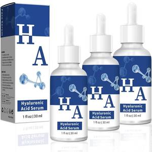 lot 2039 image: ABOTE 2.3% Hyaluronic Acid Serum for Face Moisturize Smoothes Wrinkles (3 Pack 1fl.oz  30ml)