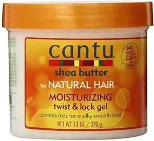 lot 2052 image: Cantu Shea Butter For Natural Hair Moisturizing Twist & Lock Gel, 13 ounce (Pack of 5)