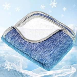 lot 2058 image: my novel things Cooling Blanket Cool Summer Blankets for Hot Sleepers 79x87 King Size Soft Double Side Enhanced Blanket for Bed Couch Sofa, Keep Cool for Night Sweats