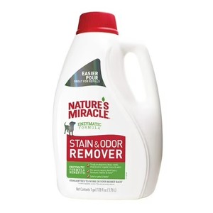lot 2082 image: Natures Miracle Dog Stain and Odor Remover, 1 gal