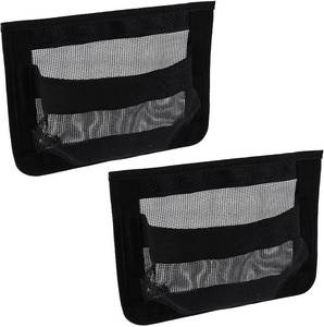 lot 2099 image: Lyreh 2 Pcs Self-Adhesive Storage Mesh Bags for Boats, 10x7in Waterproof Boat Storage Net Organizer Compartment for Organizing Boat Tools Fishing Gear Safety Equipment and Personal Accessories