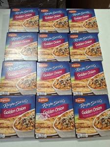 lot 2103 image: Recipe Secrets Lipton Recipe Secrets 12 Count Soup and Dip Mix For a Delicious Meal Golden Onion Great With Your Favorite Recipes, Dip or Soup Mix 2.6 oz