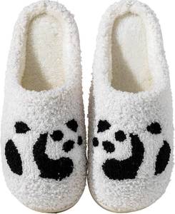 lot 2126 image: Womens Ultra Cozy Plush Slippers with Memory Foam - Non-Slip Winter Indoor House Shoes, Warm Fuzzy Comfy Cute Footwear for Her, Festive Home Comfort, Size 9-10