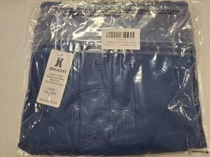 lot 2200 image: Jekaoyi Wide Leg Sweatpants With Pockegs, Navy Blue Small