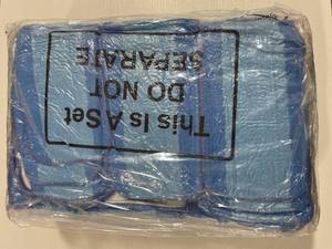 lot 2270 image: 50 Pieces Microfiber Cleaning Pads Compatible with Bona Mop Reusable 18 Inch Replacement Cleaning Pads Washable Refills Replacement Heads for Floor Cleaning