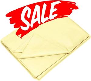 lot 2271 image: YEMYHOM 100% Cotton Weighted Blanket Cover 48x72, Soft Removable Duvet Cover for Heavy Blanket, Machine Washable Yellow