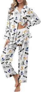 lot 2272 image: Unisex Ultra Soft Pajama Set, Valentines Pajamas, Soft Warm Matching Sleepwear Gift for Women Men