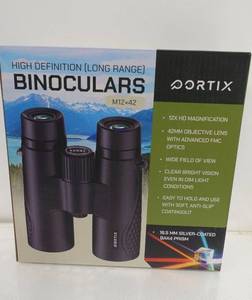 lot 2336 image: Portix M12x42 High Definition Binoculares with Phone Adapter and Waterproof