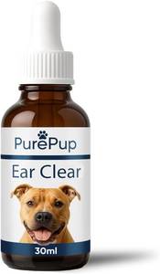lot 2364 image: PurePup Ear Clear Drops, Dog Ear Drops, Natural Herbal EarCleaning Solution for Itchy 30ml 1.01oz (1)