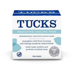 lot 2400 image: Tucks Medicated Hemorrhoidal Pads - 100ct