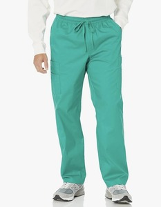 lot 2409 image: Amazon Essentials Mens Elastic Waistband Straight Leg Scrub Pant with Drawstring size xs