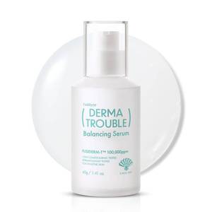 lot 11655 image: Derma Trouble Balancing Serum 1.4 oz   Lightweight Face Serum for Oil Moisture Balance, pH Care, Daily Hydration for Sensitive Skin