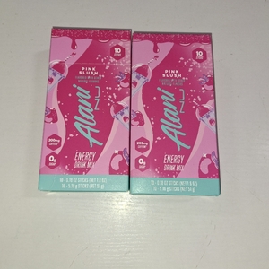lot 11683 image: 2 Boxes Alani Nu Energy Sticks, Pink Slush, 10 Count, 200mg Caffeine, Zero Sugar