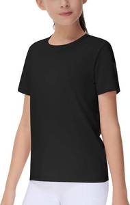 lot 11684 image: THE GYM PEOPLE Girls Workout Shirts Short Sleeve Loose Fit Crewneck Running Yoga Tee Tops XS
