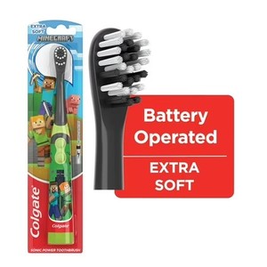 lot 11733 image: Colgate Kids Battery Powered Minecraft Toothbrush, 1 Count, Child