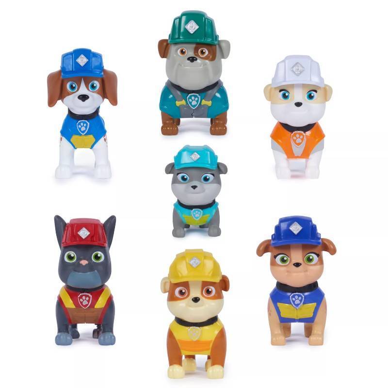 lot 50357 image: PAW Patrol Rubble & Crew 7-pack Collectible Action Figures