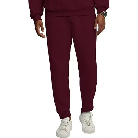 lot 57020 image: Fruit of the Loom Mens EverSoft Fleece Jogger Sweatpants, Size 2XL